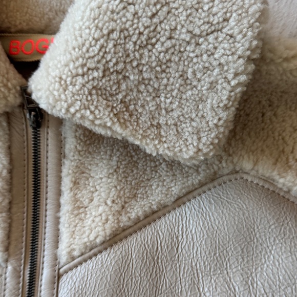 Bogner Cream Real Shearling Jacket —Rare - Picture 15 of 15
